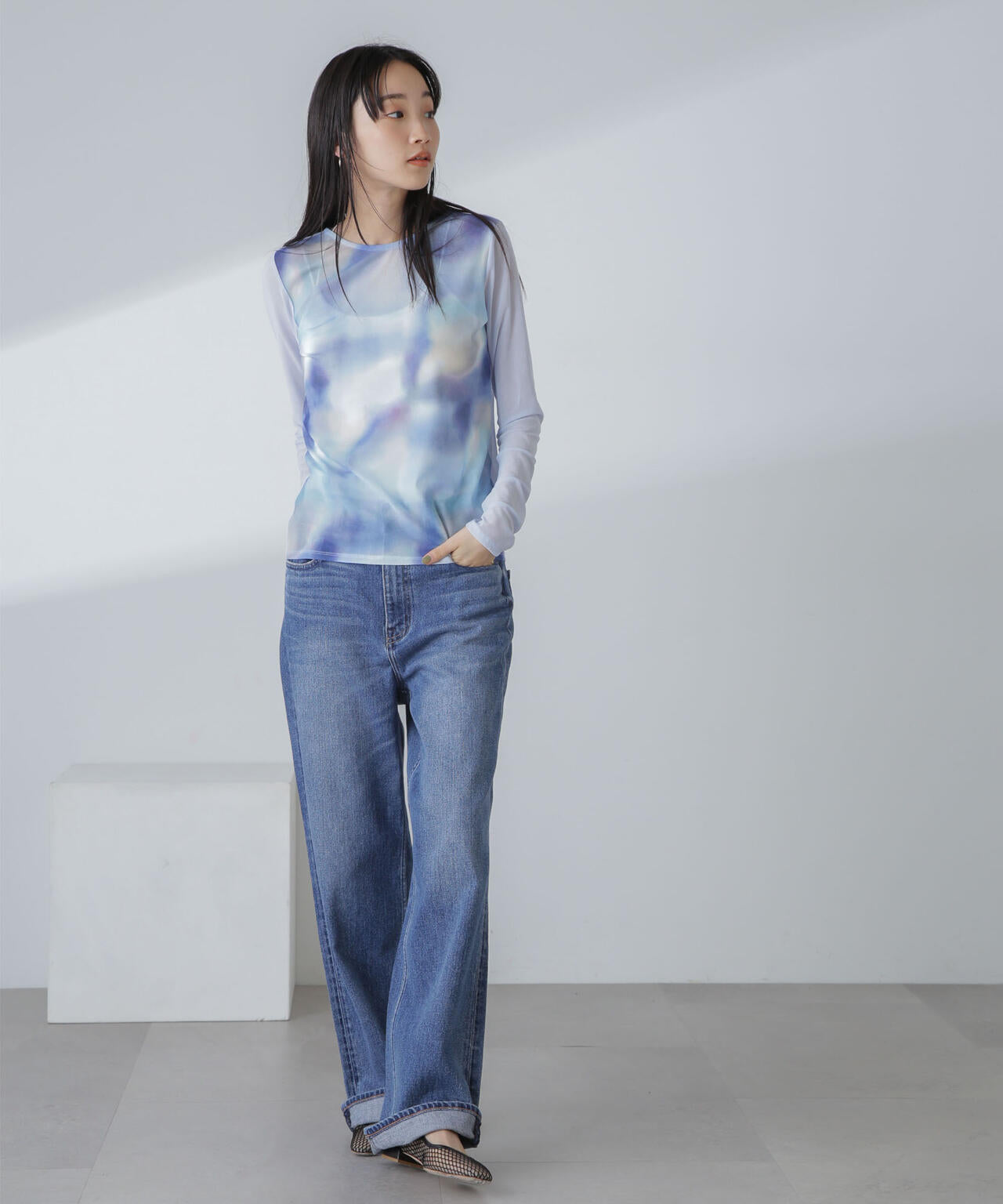 ストレッチチュール 前後2wayシアートップス 6694120311