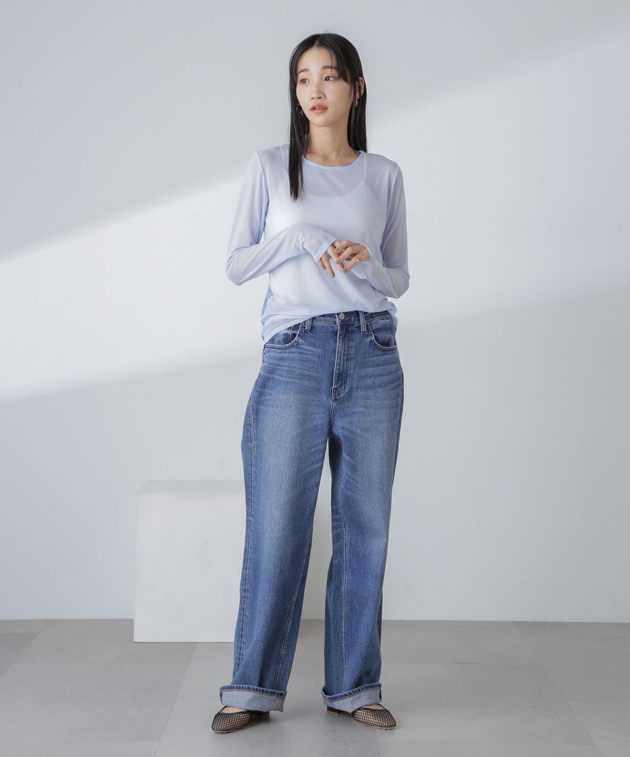 ストレッチチュール 前後2wayシアートップス 6694120311