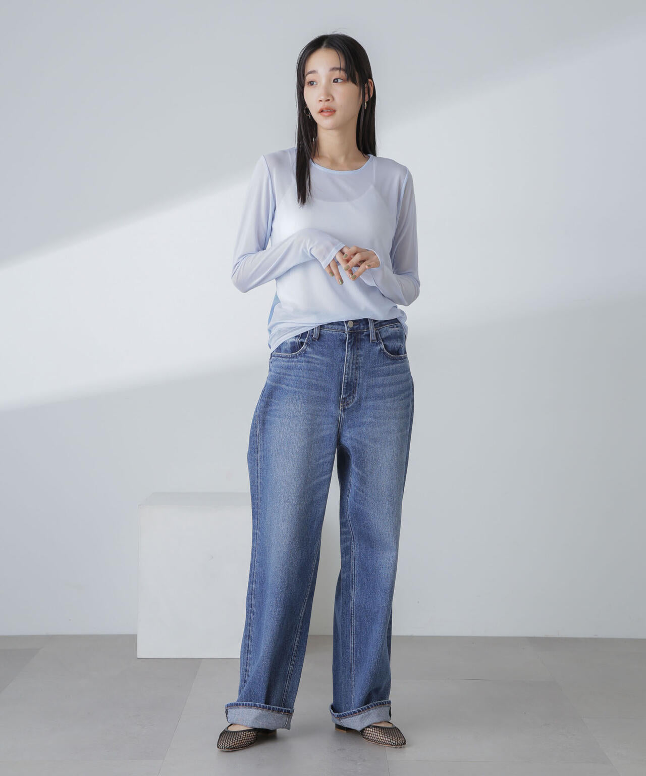 ストレッチチュール 前後2wayシアートップス 6694120311