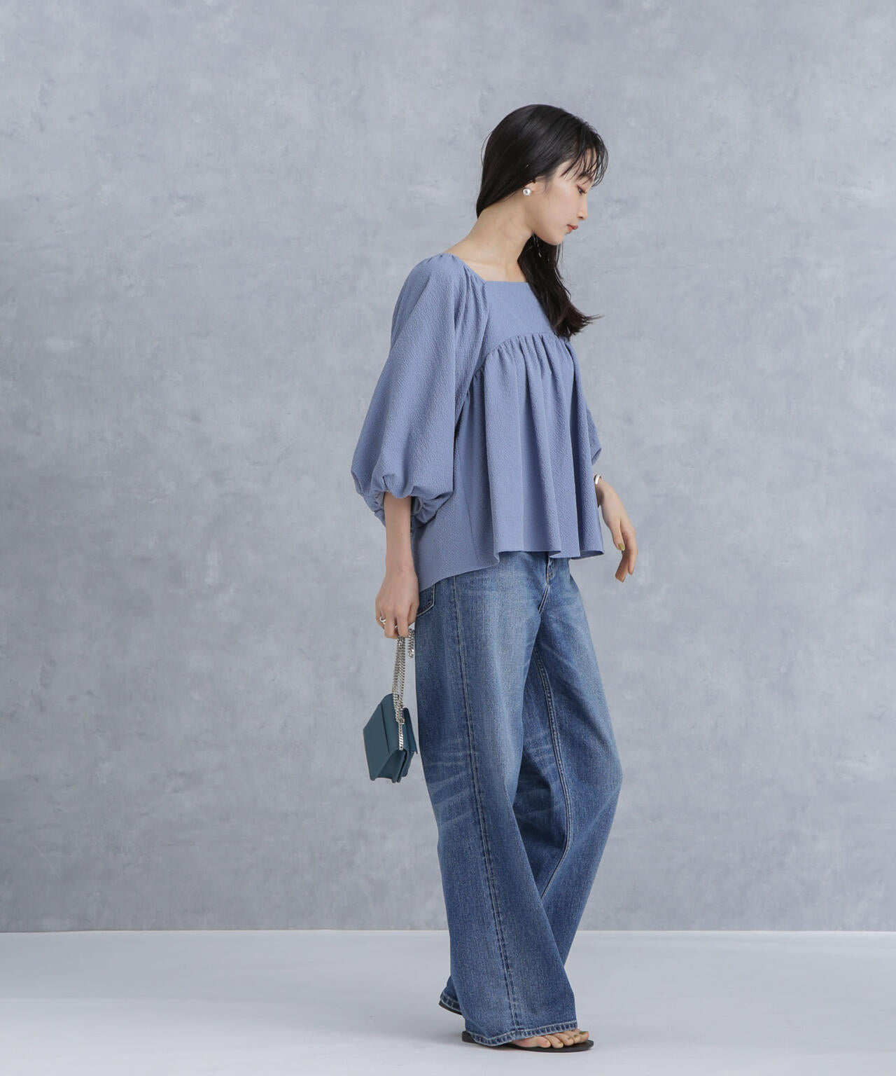 マイクロサッカーバックリボンブラウス 6694120312