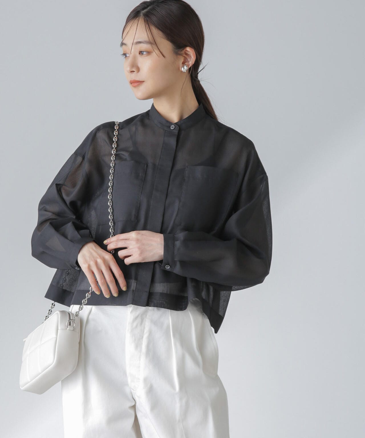 forformo タックスリーブジャケット ネイビー テーラード パフスリーブ 商品詳細ページ