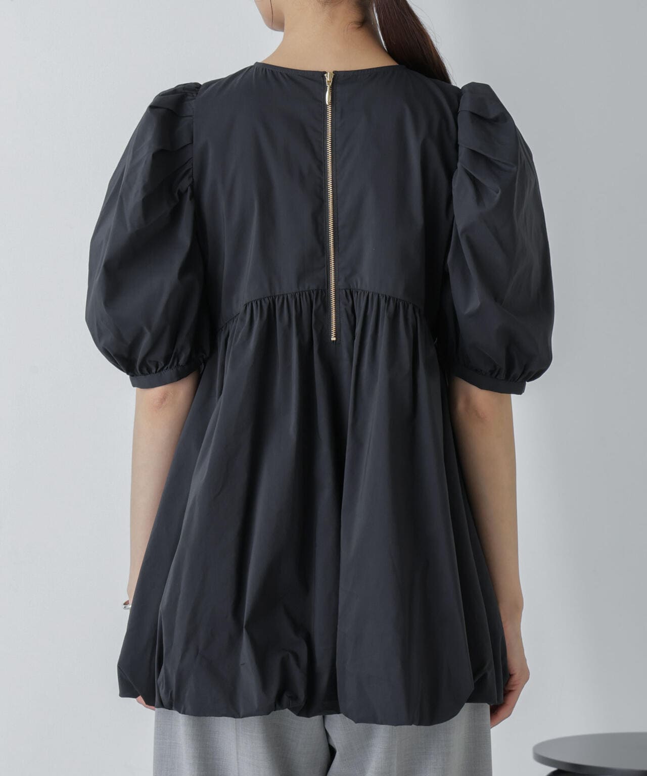 「星玲奈×NANO universe」タックスリーブバルーンブラウス 6694121303