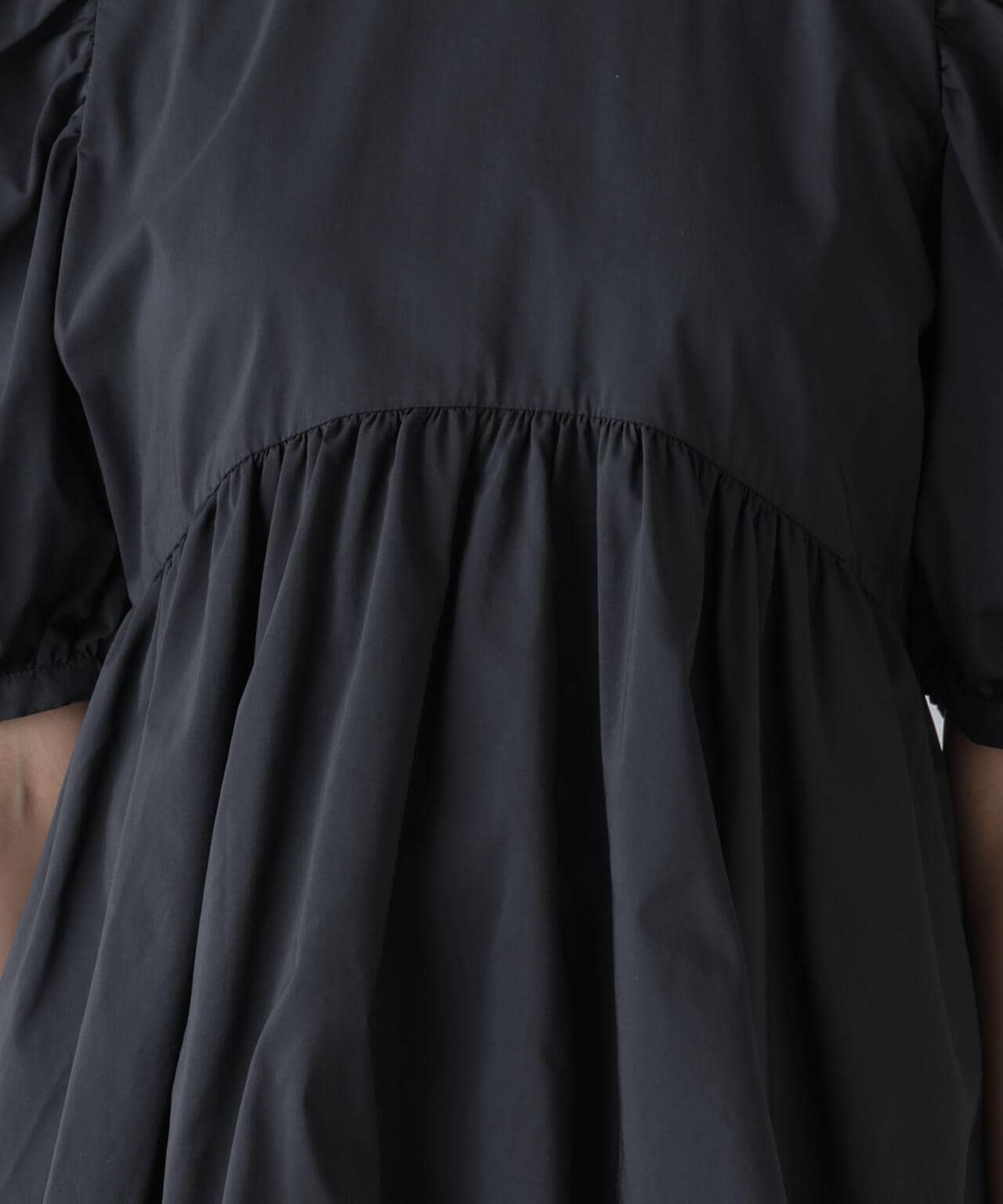 「星玲奈×NANO universe」タックスリーブバルーンブラウス 6694121303