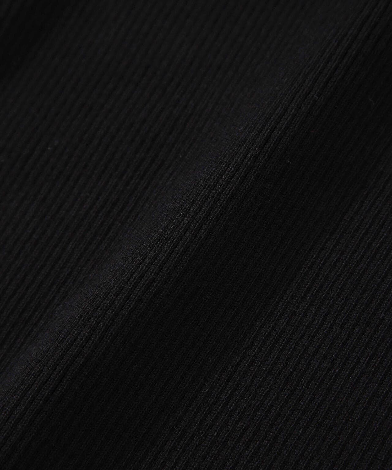 椿オイル加工リブタートルニット 6694122300