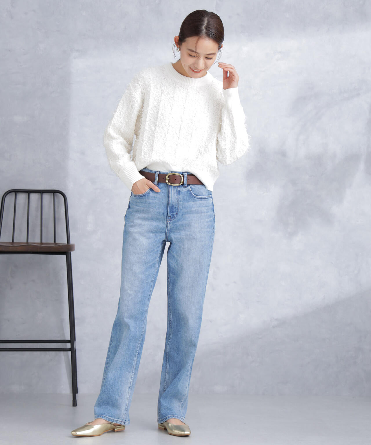 チュールモールショートニット 6694122302