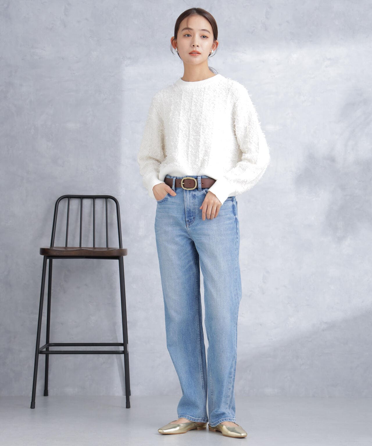 チュールモールショートニット 6694122302