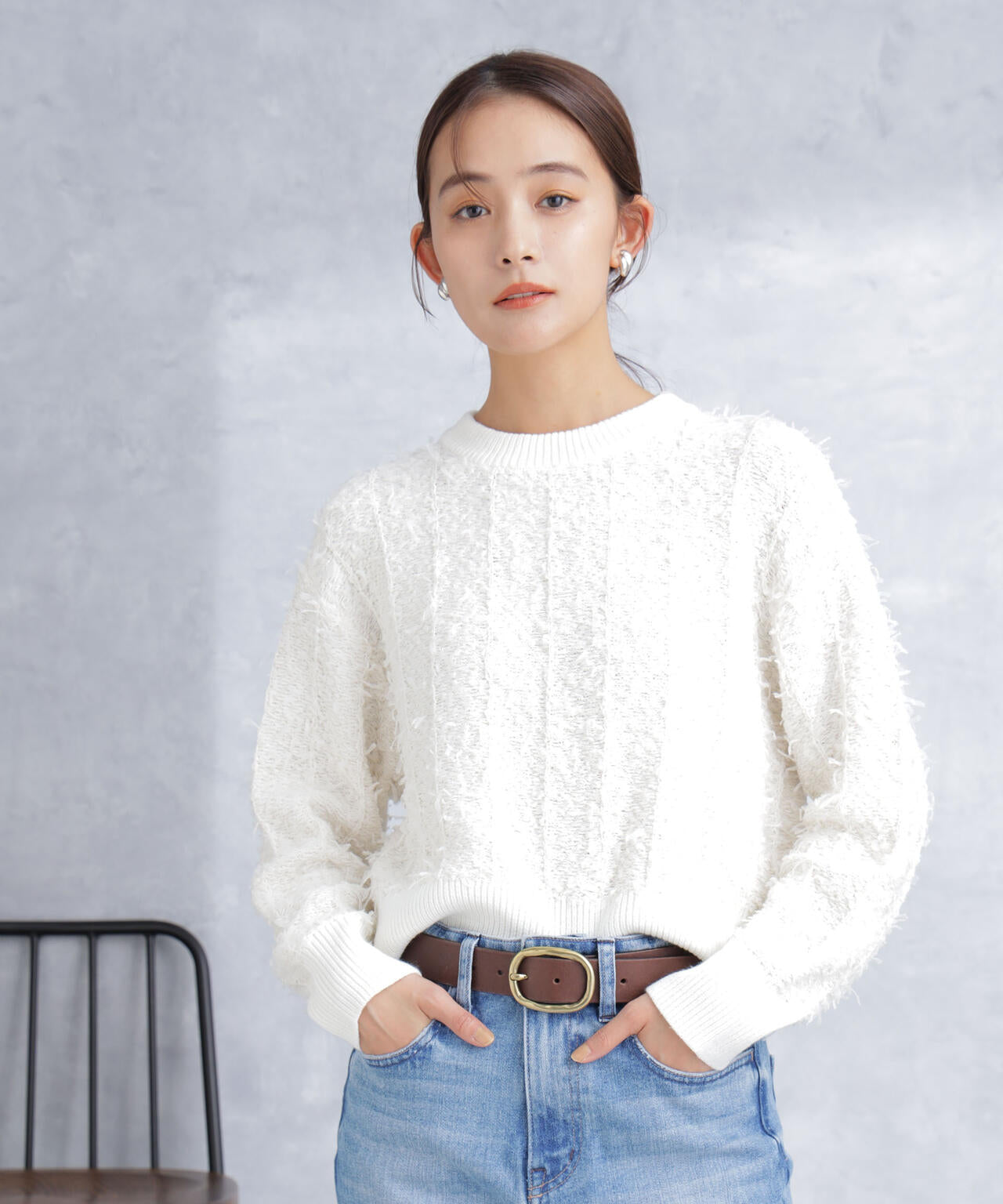 チュールモールショートニット 6694122302