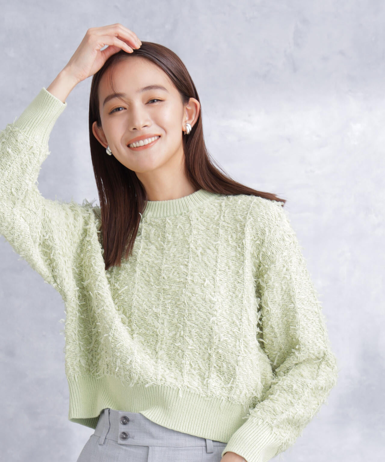 チュールモールショートニット 6694122302