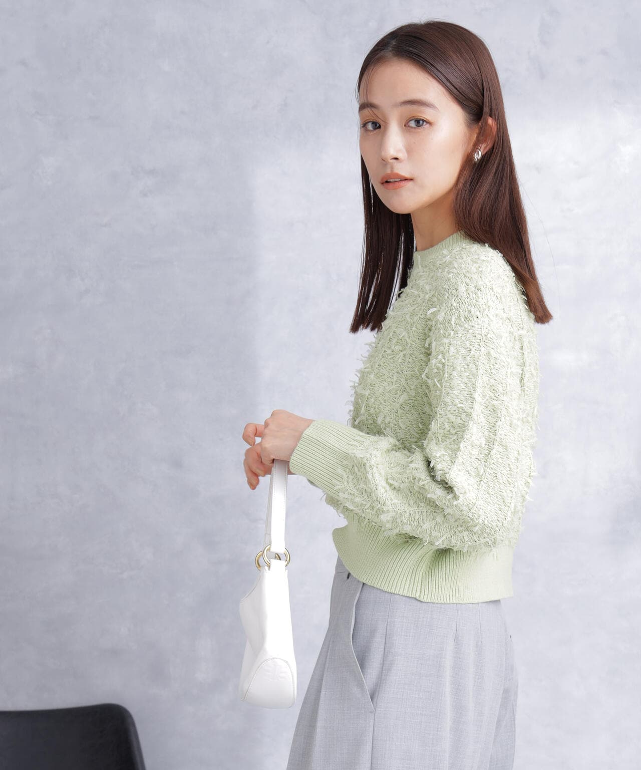 チュールモールショートニット 6694122302