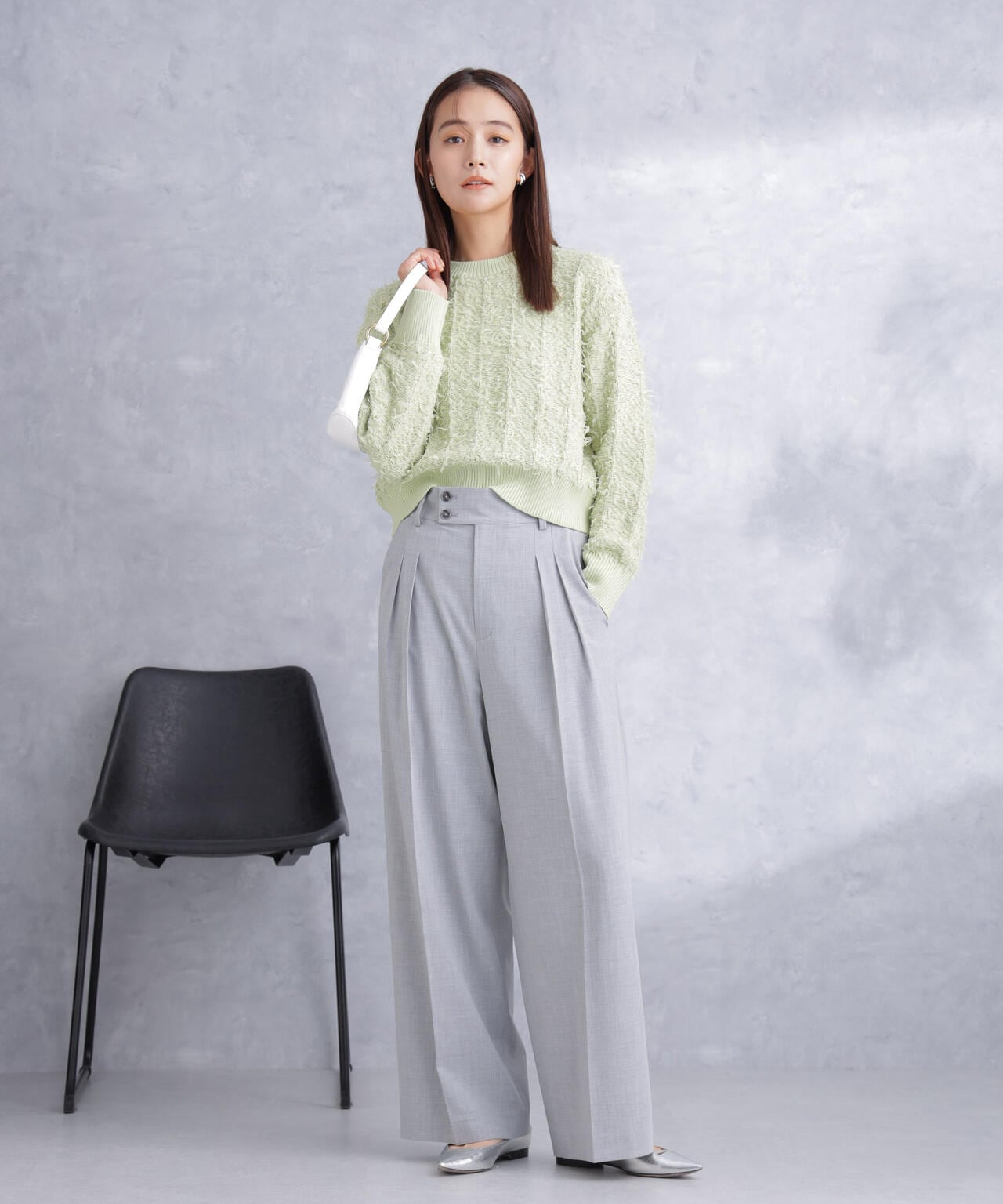 チュールモールショートニット 6694122302