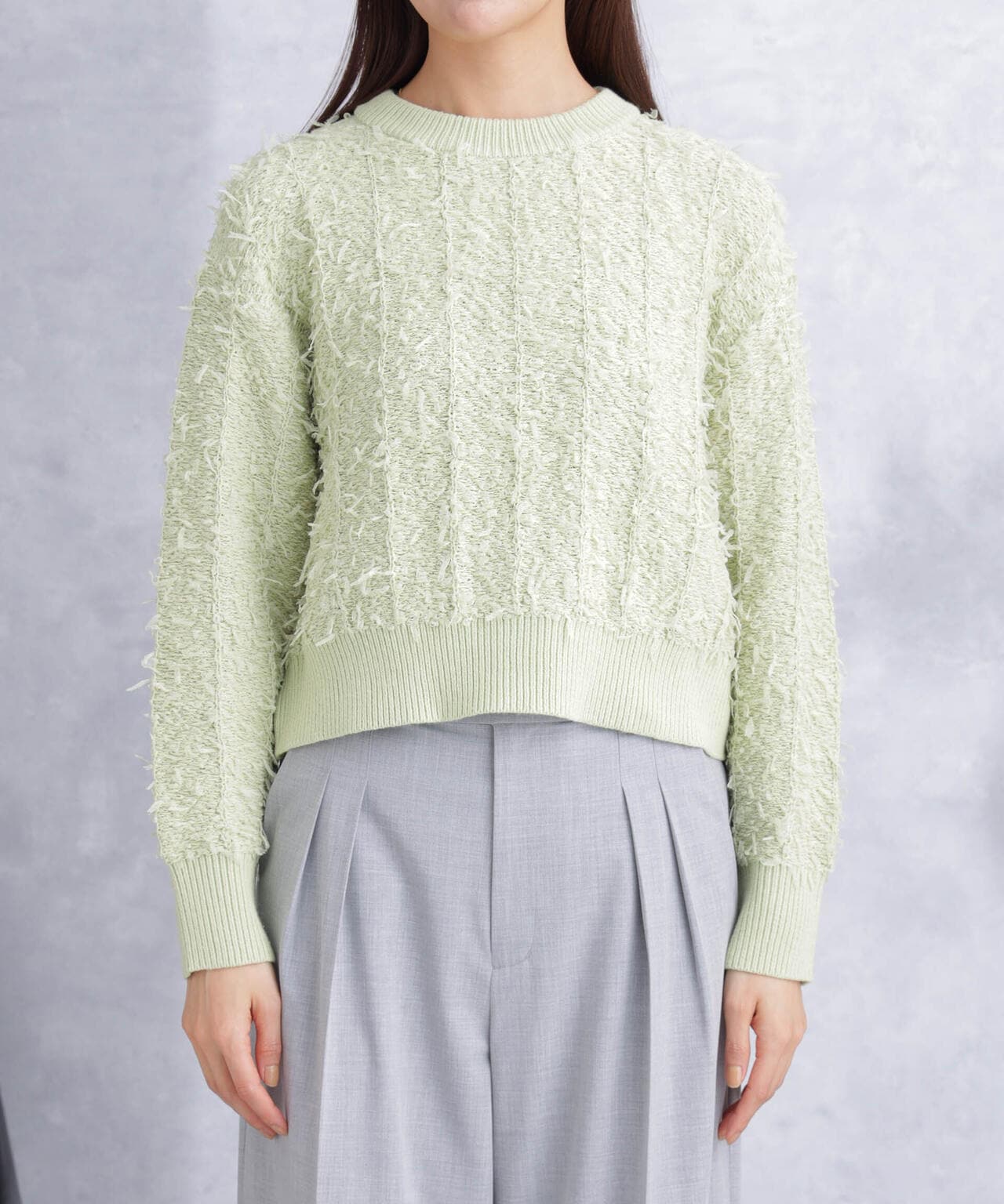 チュールモールショートニット 6694122302