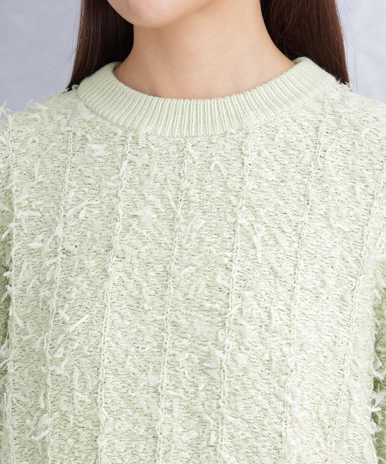 チュールモールショートニット 6694122302