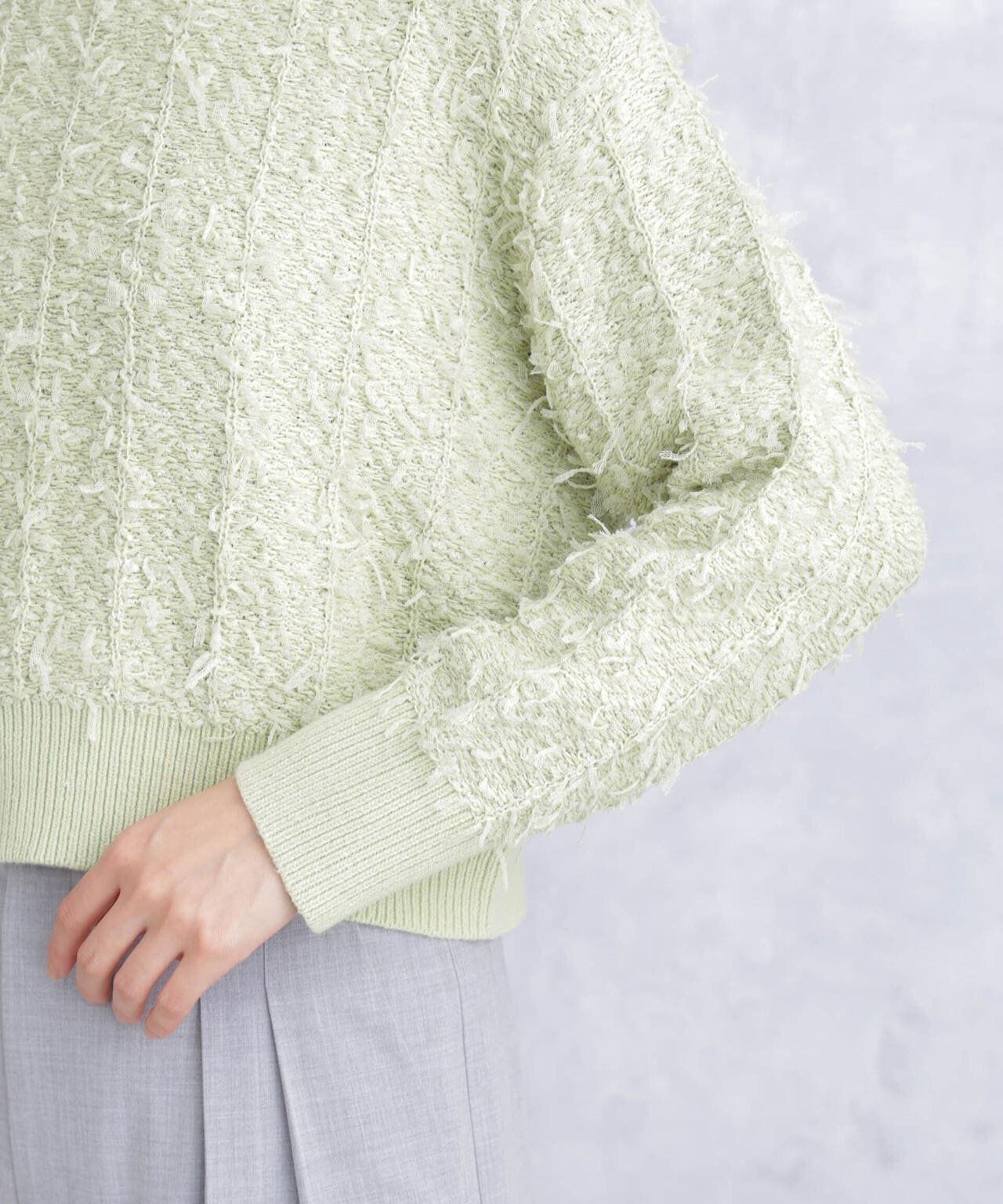 チュールモールショートニット 6694122302