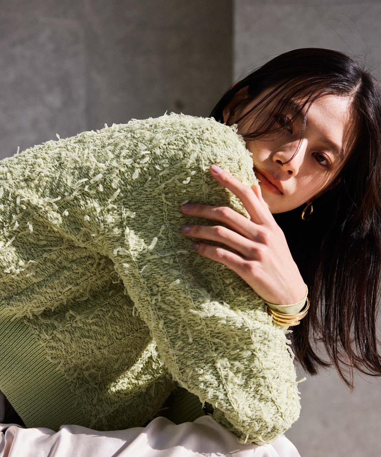 チュールモールショートニット 6694122302