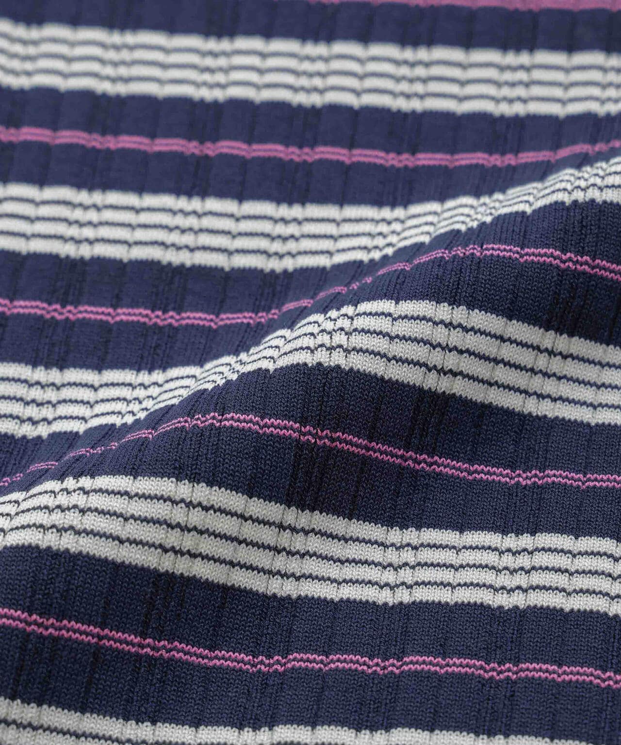 ランダムリブボーダーニットトップス(セットアップ可) 6694122305