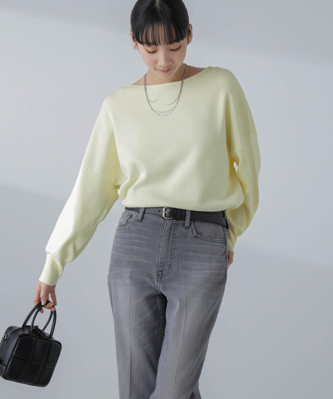 スムースワイドニットプルオーバー 6694122307