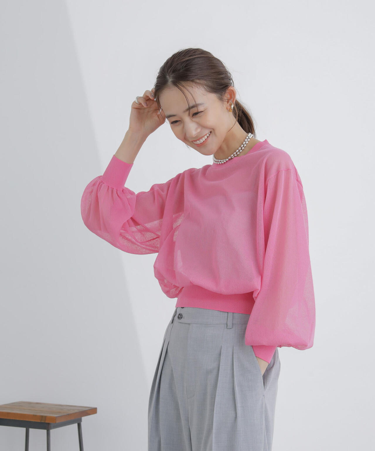 シアーボリュームプルオーバー 6694122309