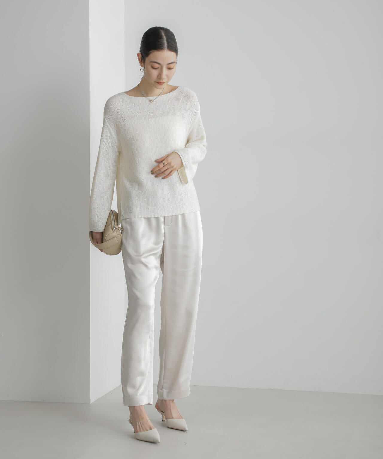 リネン混テープヤーンプルオーバー 6694122313