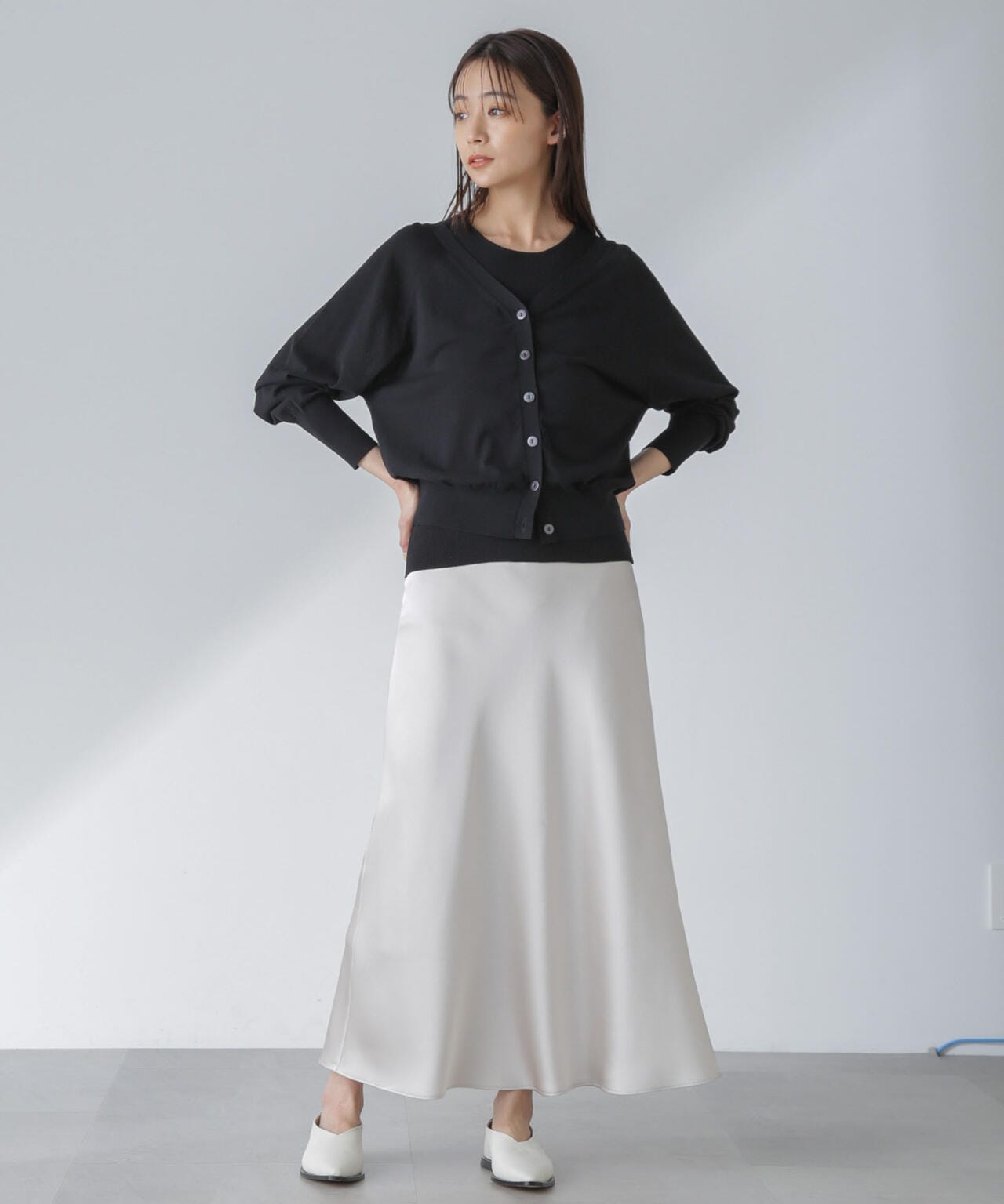 TEKNICO GIZA前後2wayカーディガン 6694122315