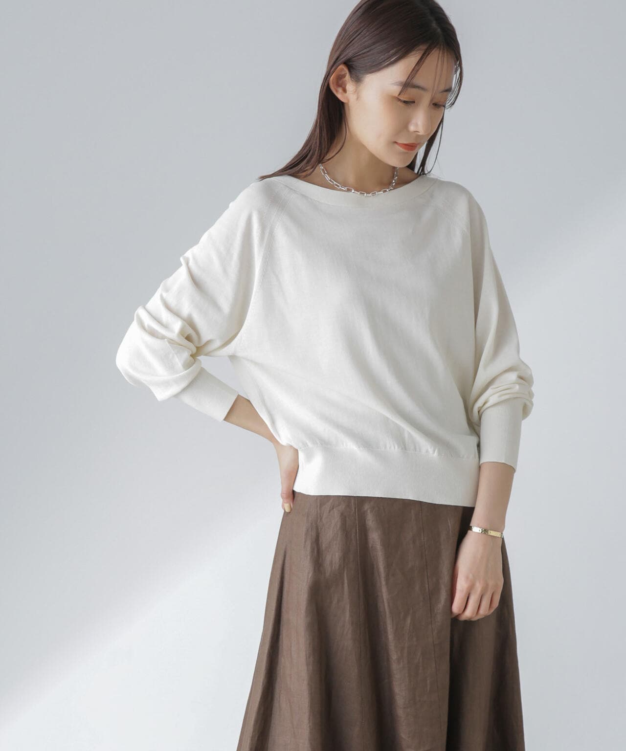 TEKNICO GIZA前後2wayカーディガン 6694122315