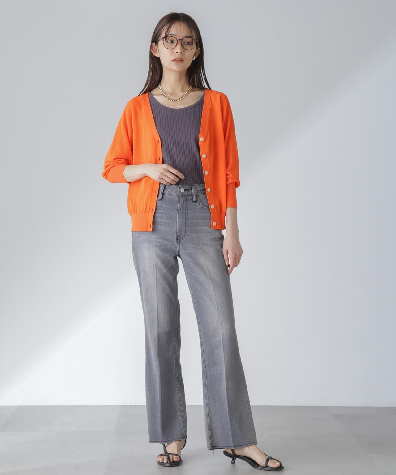 TEKNICO GIZA前後2wayカーディガン 6694122315