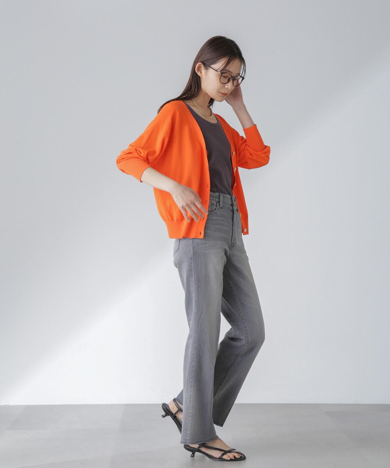 TEKNICO GIZA前後2wayカーディガン 6694122315