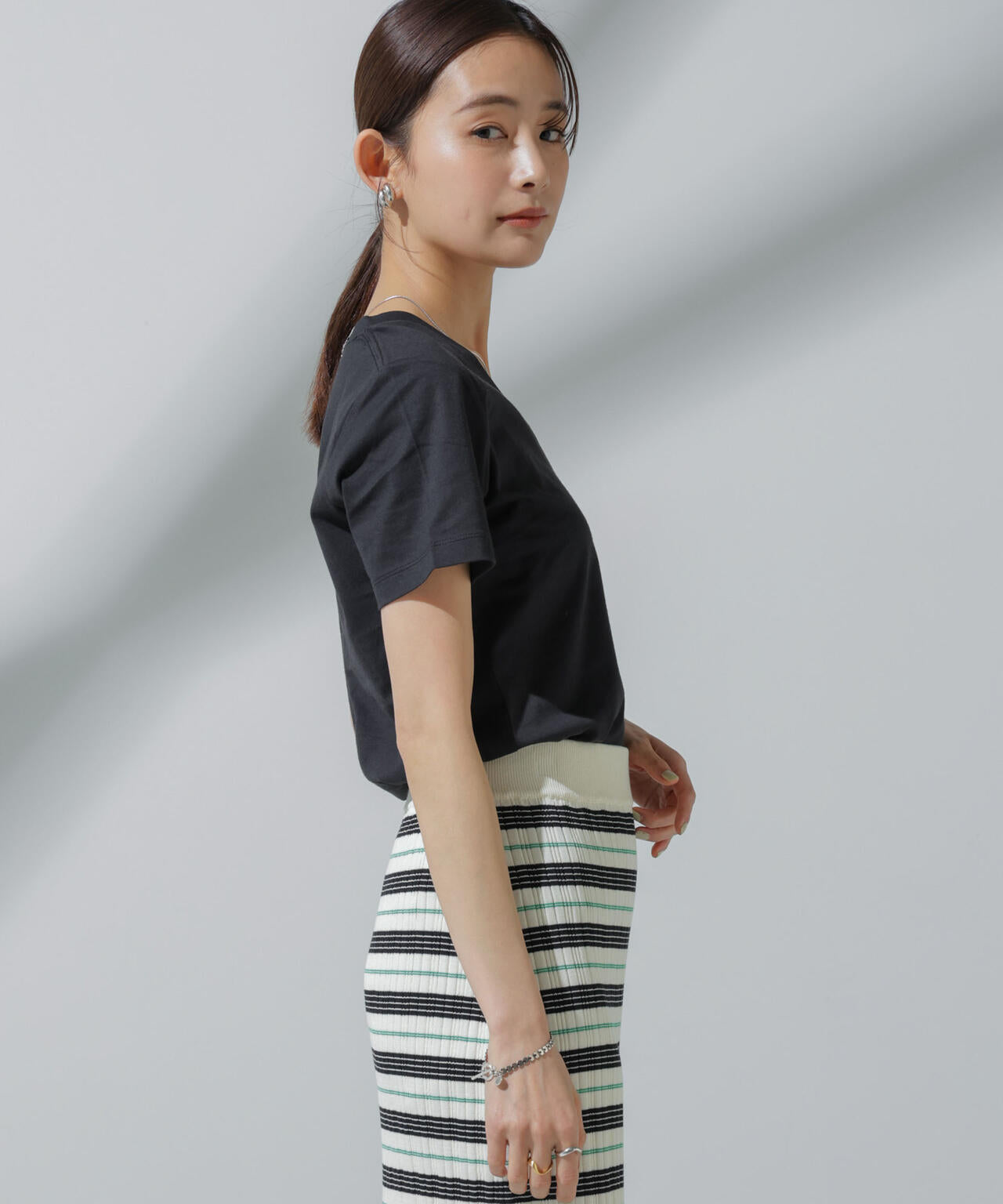 Anti Soaked(R) 汗染み防止 VネックTシャツ 6694124303