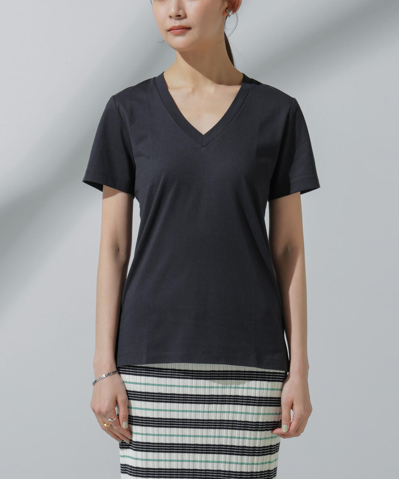 Anti Soaked(R) 汗染み防止 VネックTシャツ 6694124303