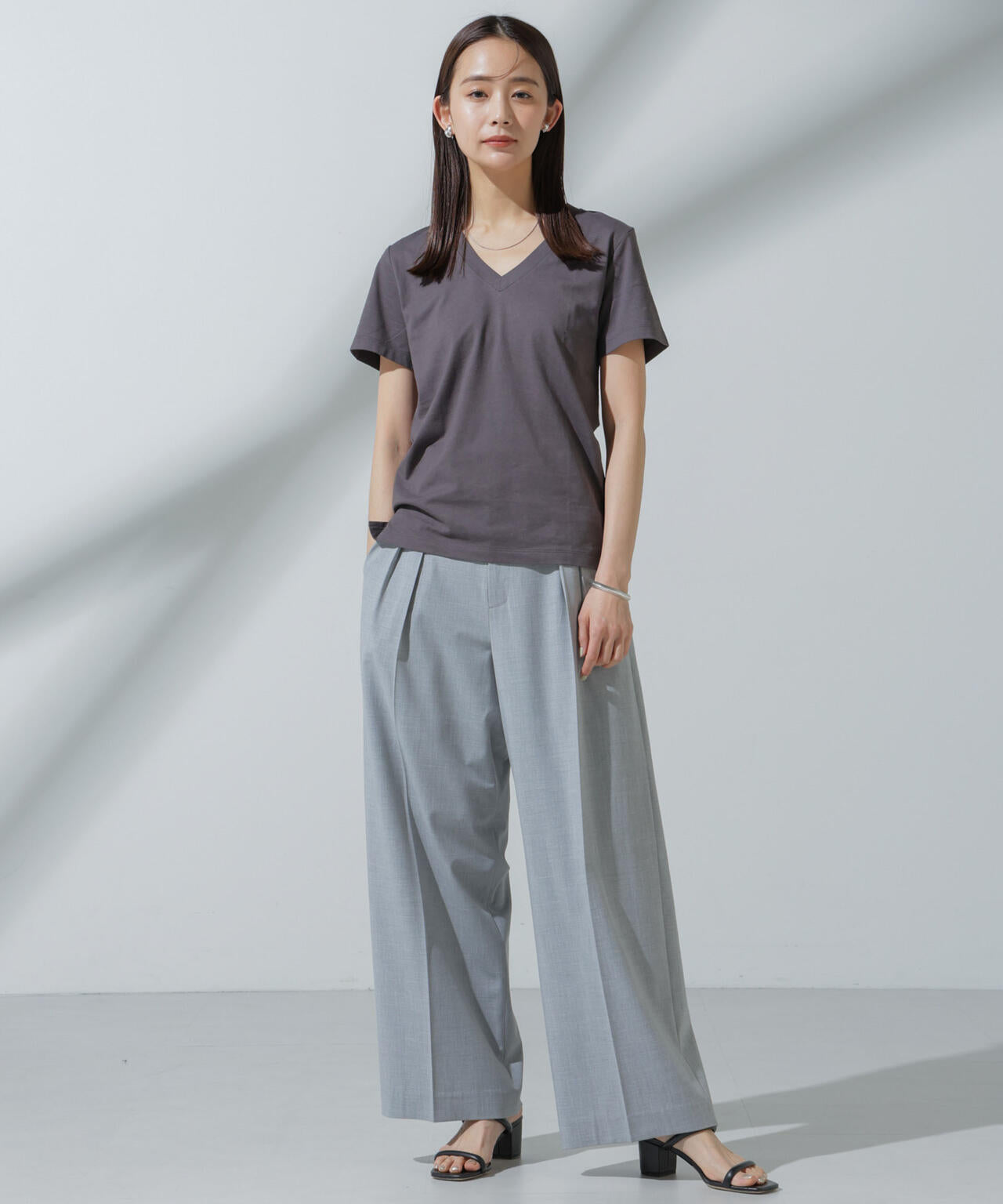 Anti Soaked(R) 汗染み防止 VネックTシャツ 6694124303