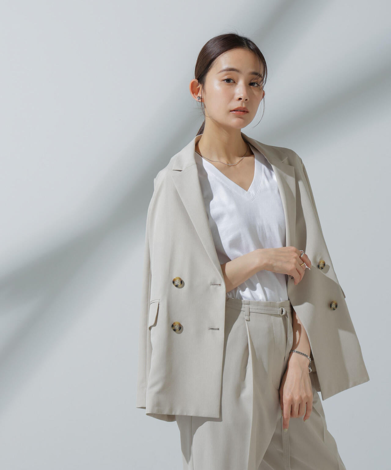 Anti Soaked(R) 汗染み防止 VネックTシャツ 6694124303
