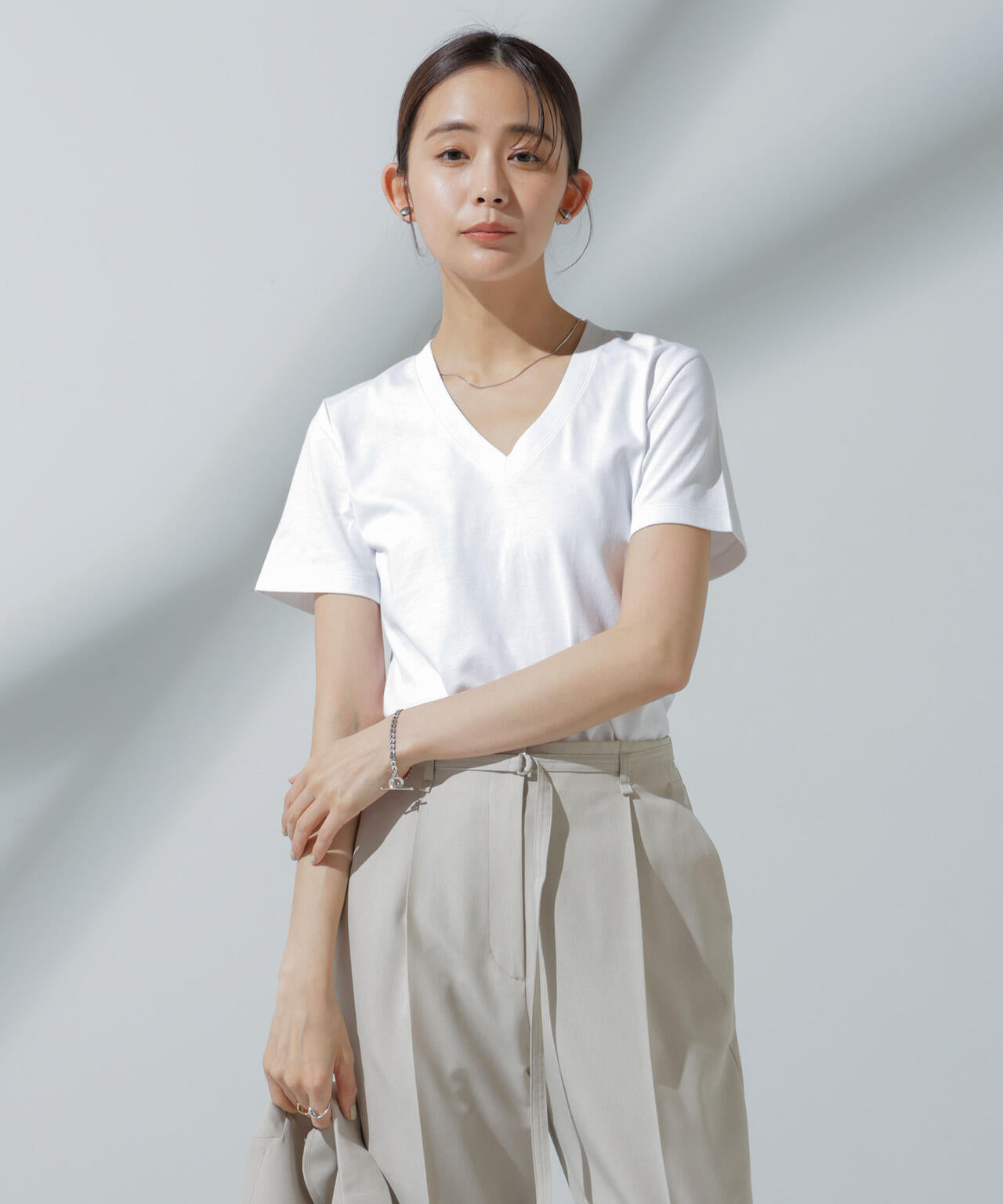 Anti Soaked(R) 汗染み防止 VネックTシャツ 6694124303