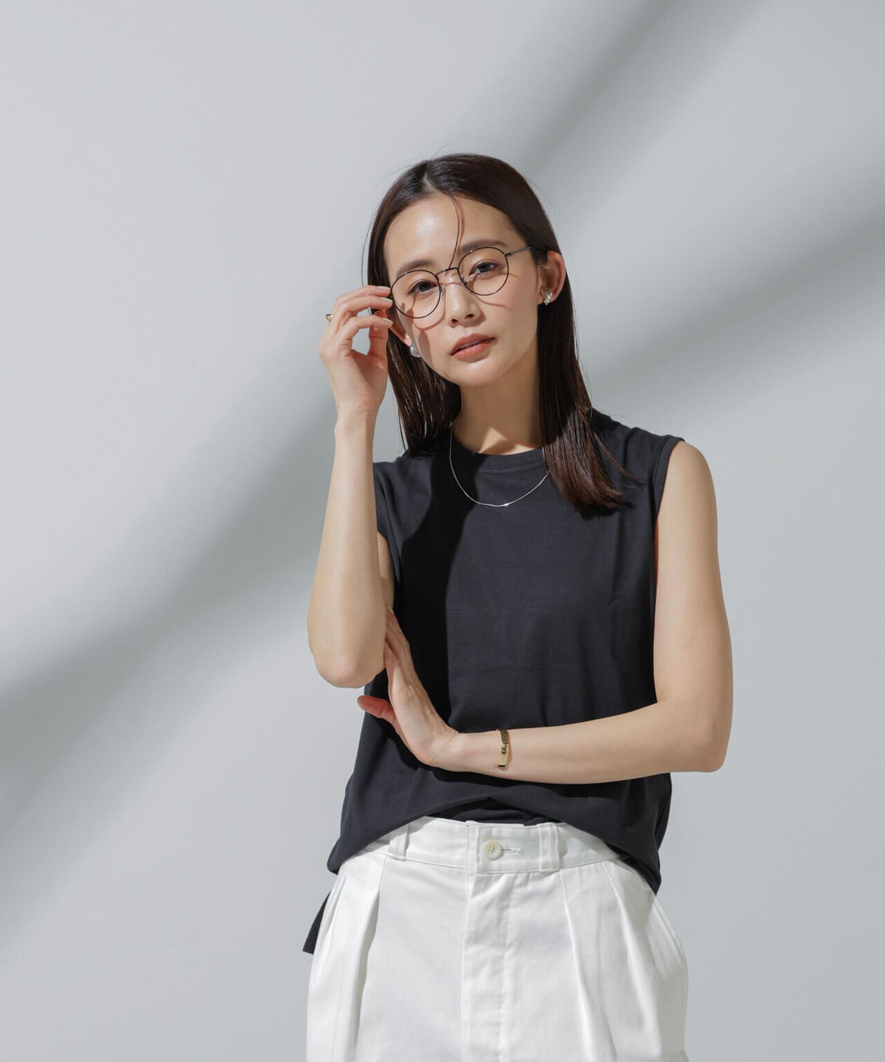 Anti Soaked(R) 汗染み防止 ノースリーブTシャツ 6694124304