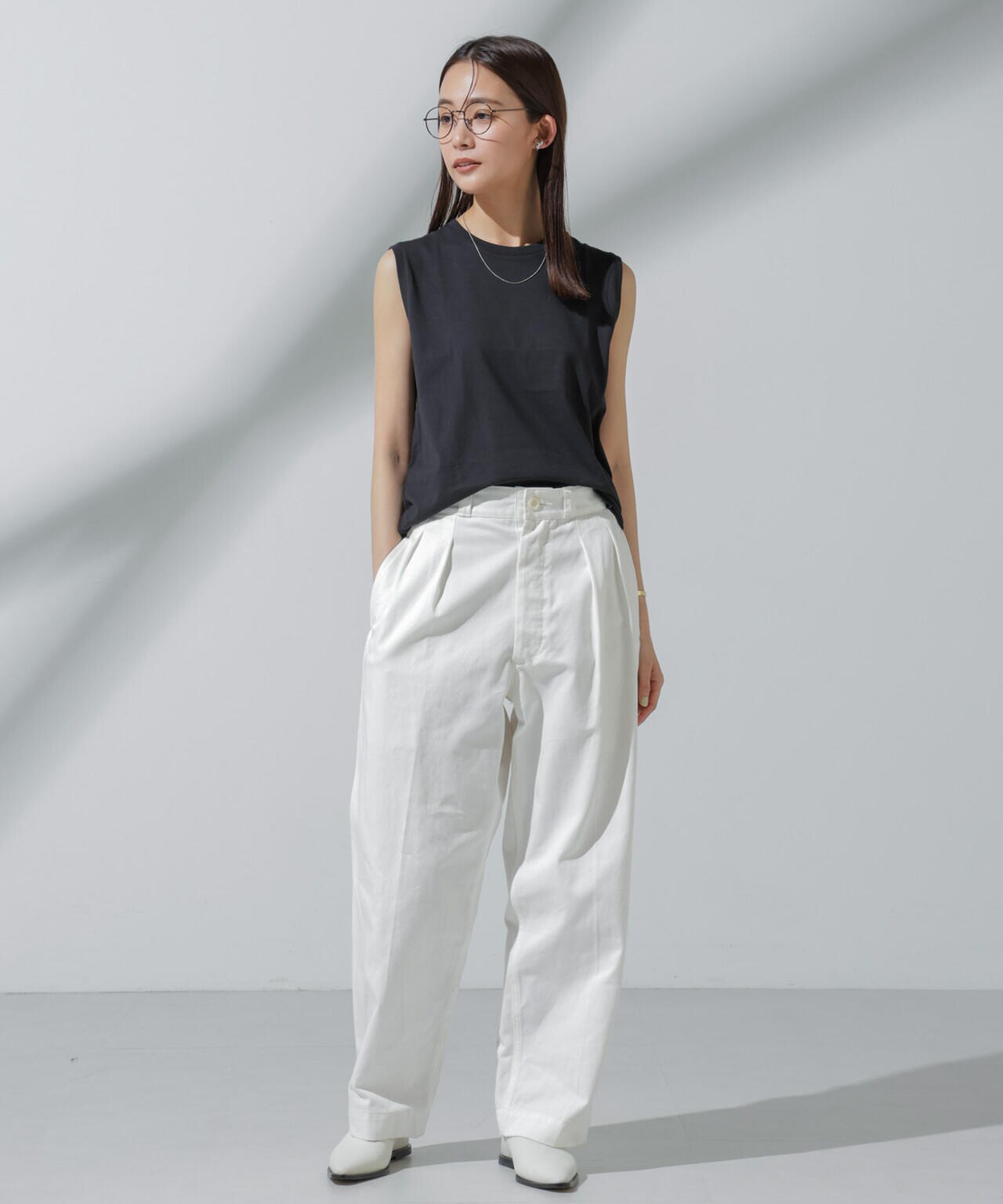 Anti Soaked(R) 汗染み防止 ノースリーブTシャツ 6694124304
