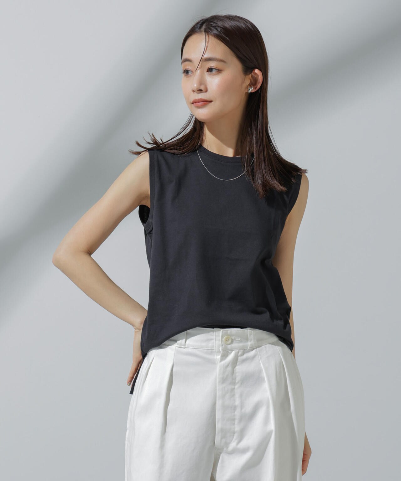 Anti Soaked(R) 汗染み防止 ノースリーブTシャツ 6694124304
