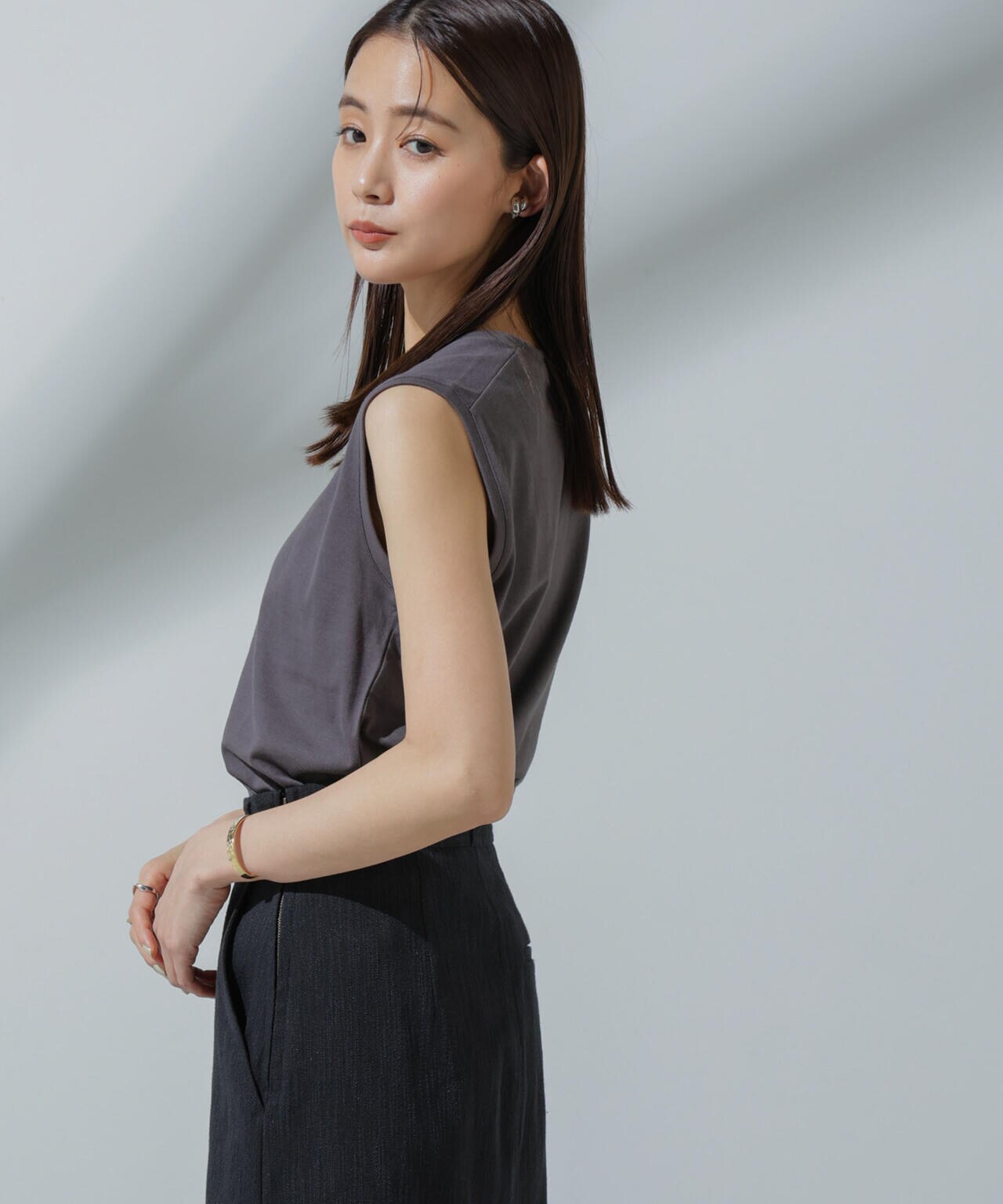 Anti Soaked(R) 汗染み防止 ノースリーブTシャツ 6694124304