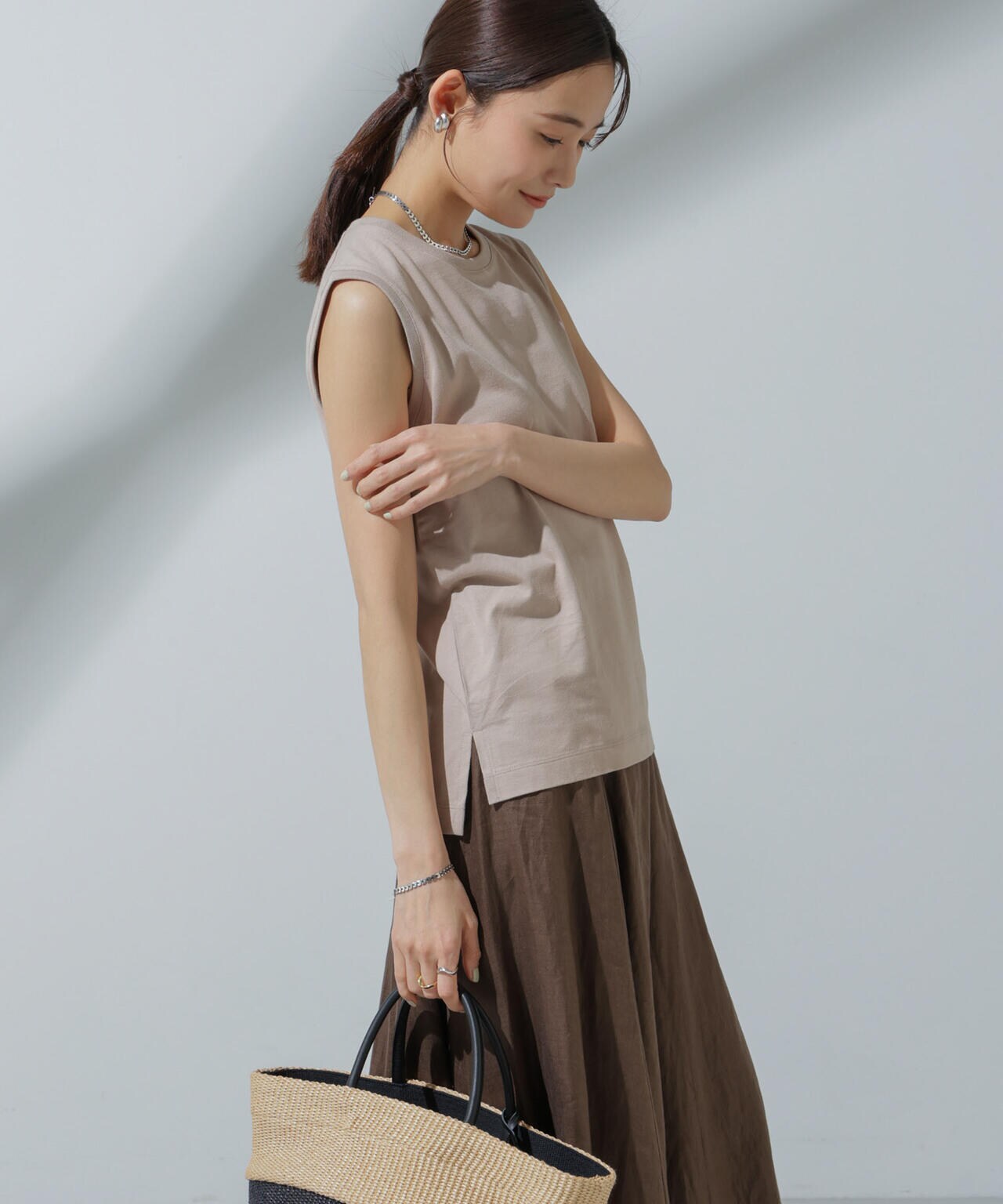 Anti Soaked(R) 汗染み防止 ノースリーブTシャツ 6694124304