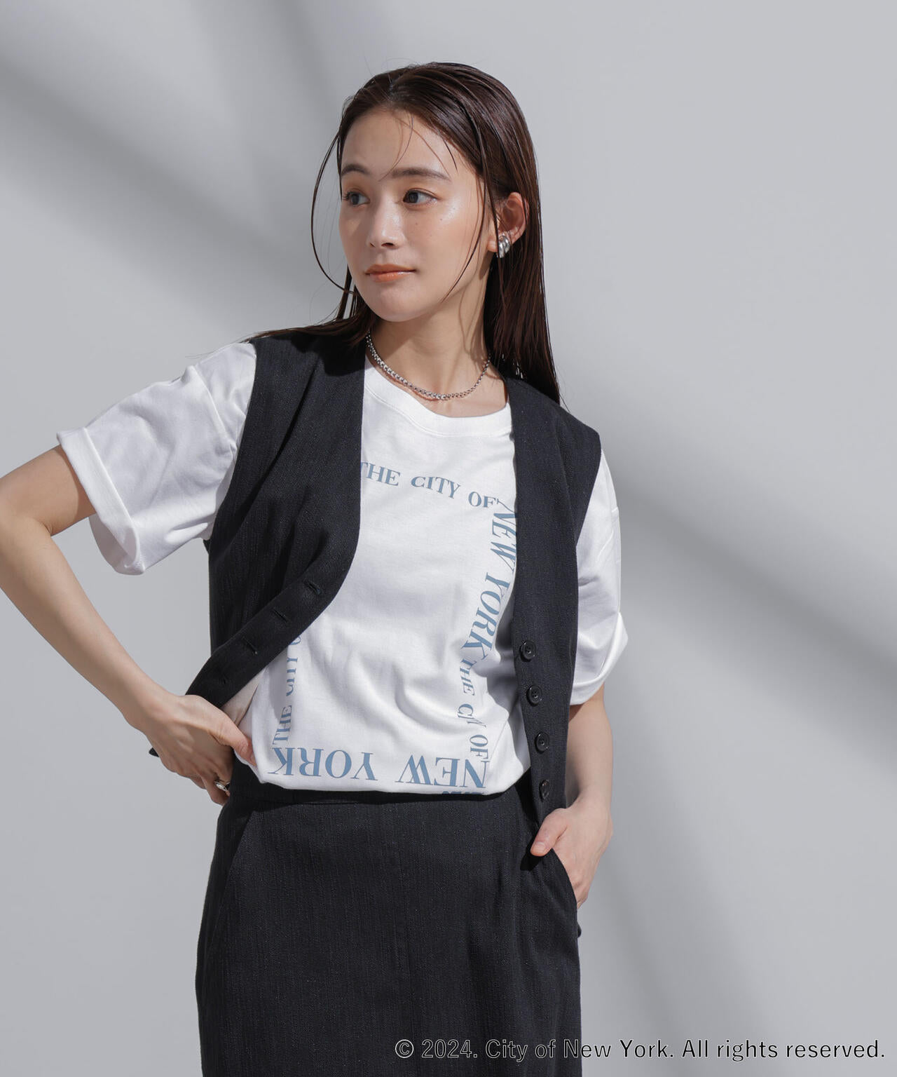 GOOD ROCK SPEED×Anti Soaked(R) 汗染み防止 NYC Tシャツ 6694124309