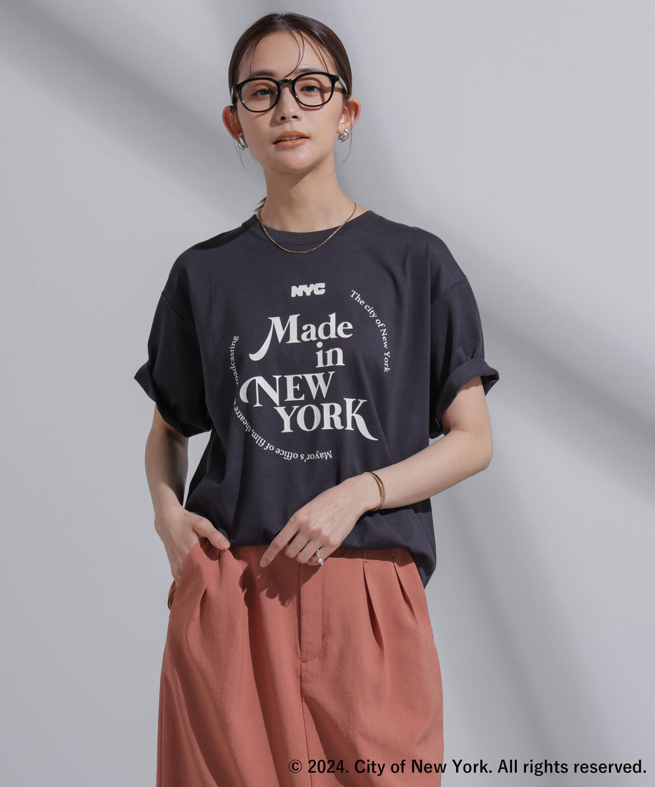 GOOD ROCK SPEED×Anti Soaked(R) 汗染み防止 NYC Tシャツ 6694124309