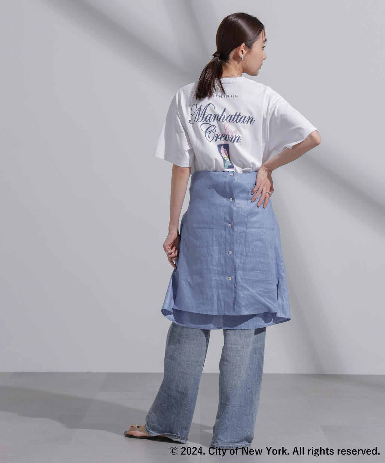 GOOD ROCK SPEED×Anti Soaked(R) 汗染み防止 NYC Tシャツ 6694124309