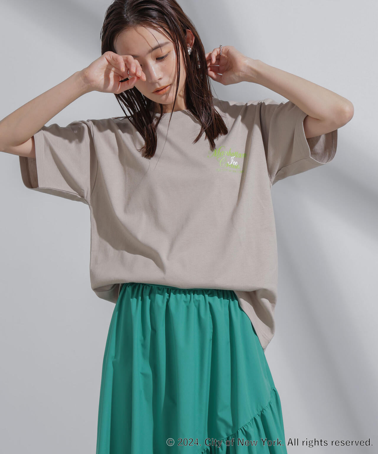 GOOD ROCK SPEED×Anti Soaked(R) 汗染み防止 NYC Tシャツ 6694124309