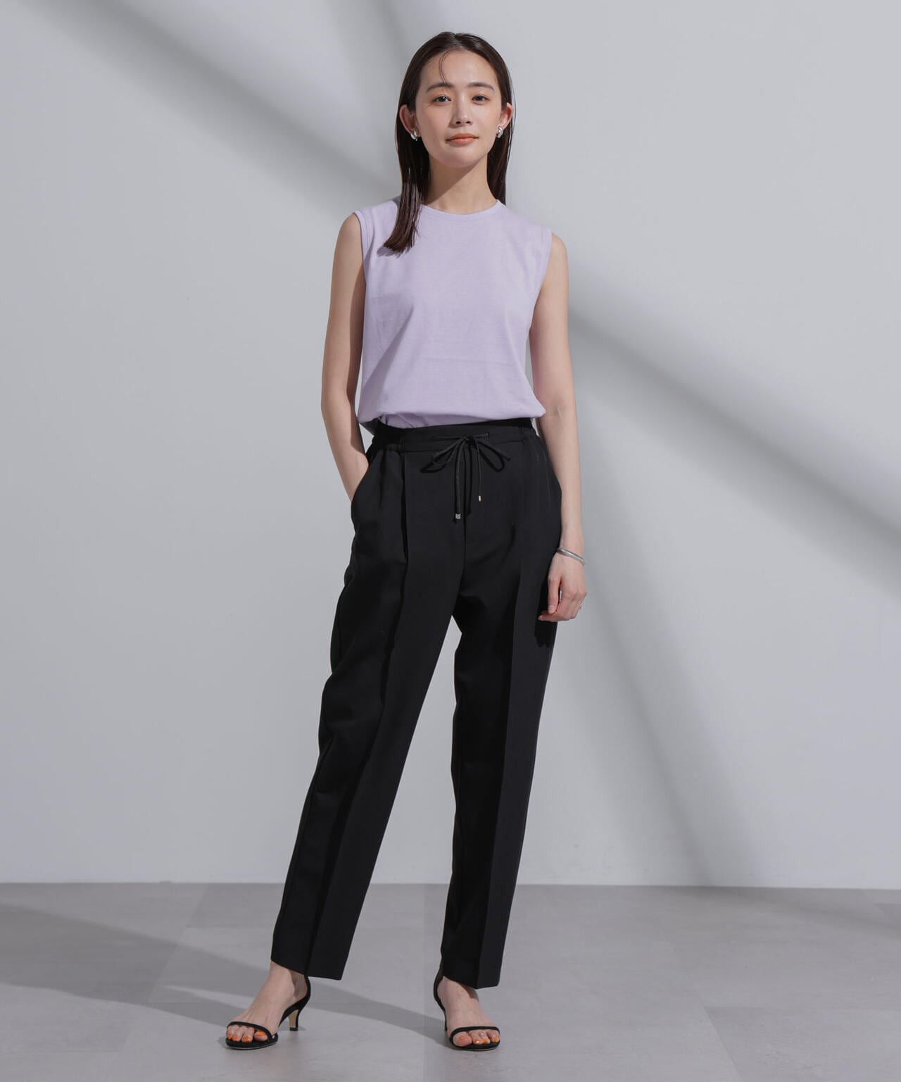 Anti Soaked(R) 汗染み防止 カラフルノースリTシャツ 6694124314