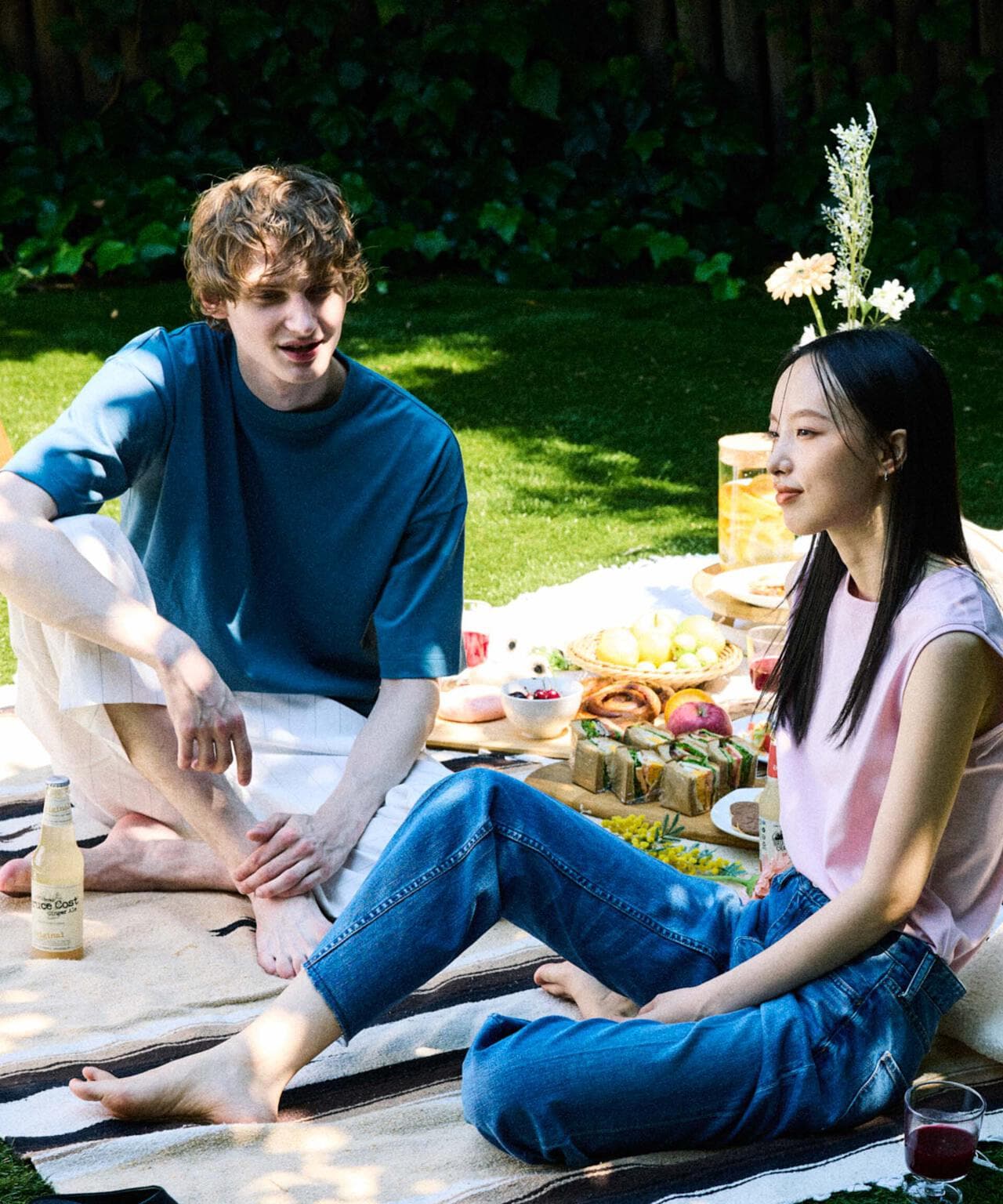 Anti Soaked(R) 汗染み防止 カラフルノースリTシャツ 6694124314