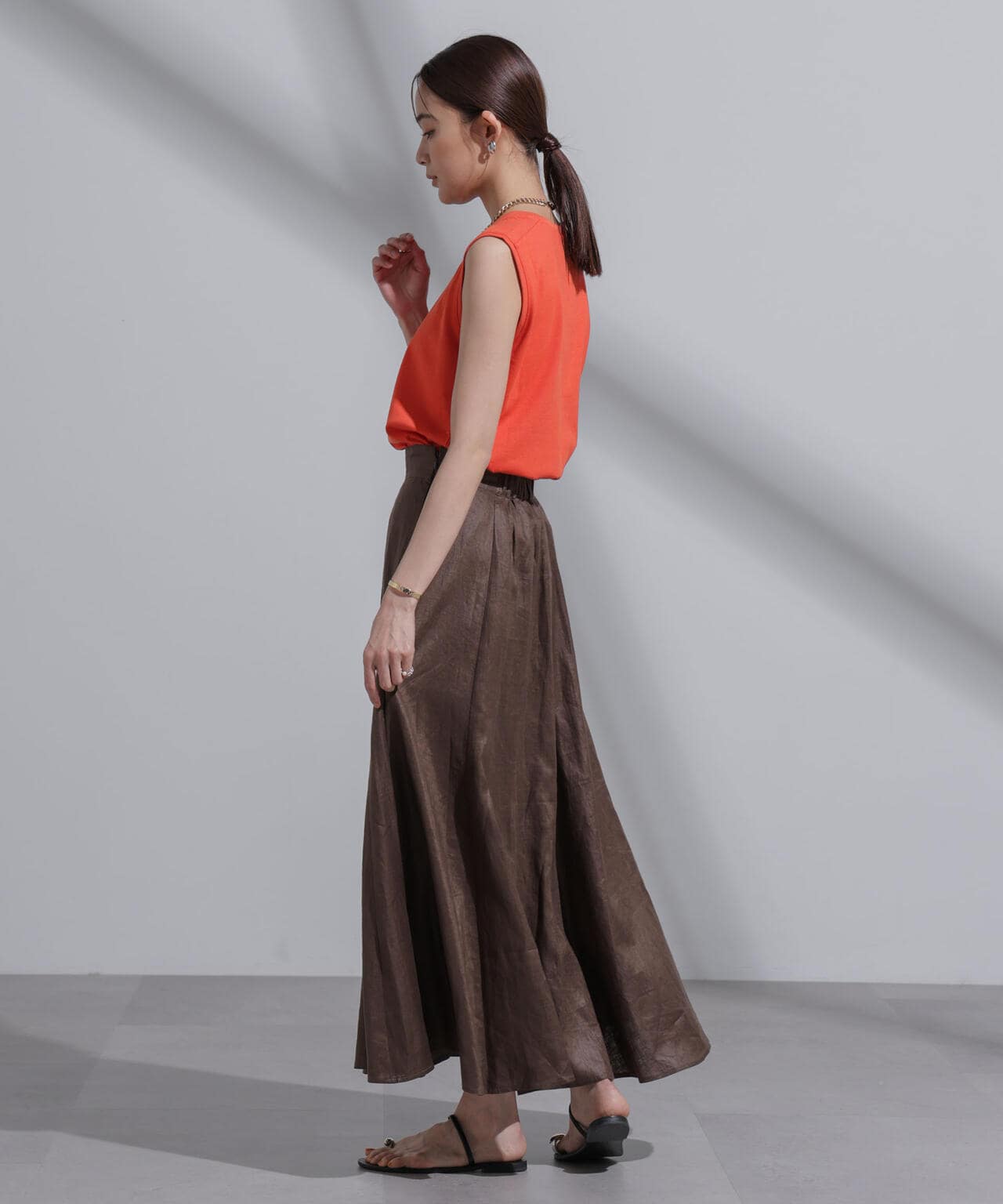 Anti Soaked(R) 汗染み防止 カラフルノースリTシャツ 6694124314