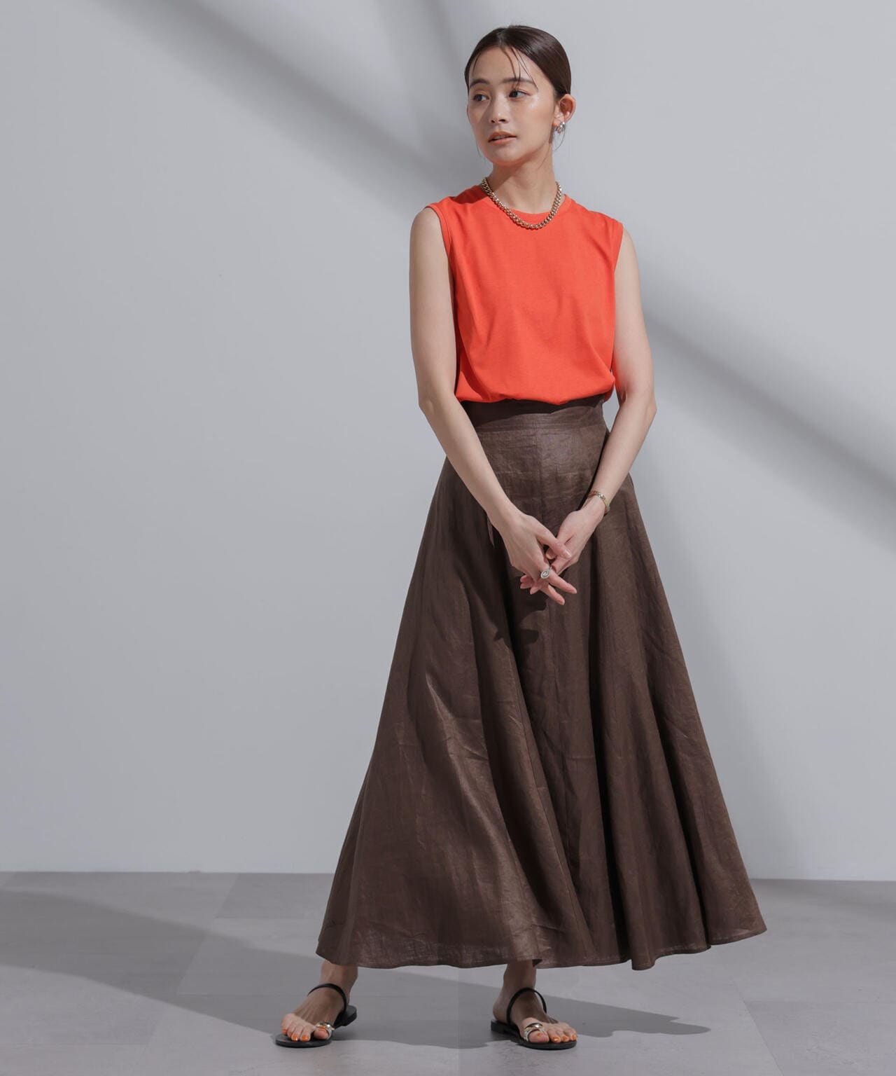 Anti Soaked(R) 汗染み防止 カラフルノースリTシャツ 6694124314