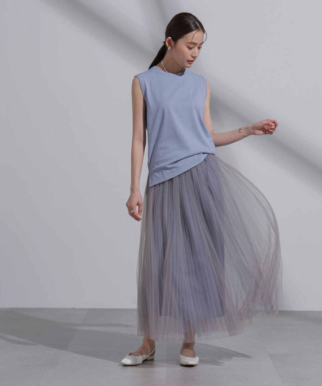 Anti Soaked(R) 汗染み防止 カラフルノースリTシャツ 6694124314