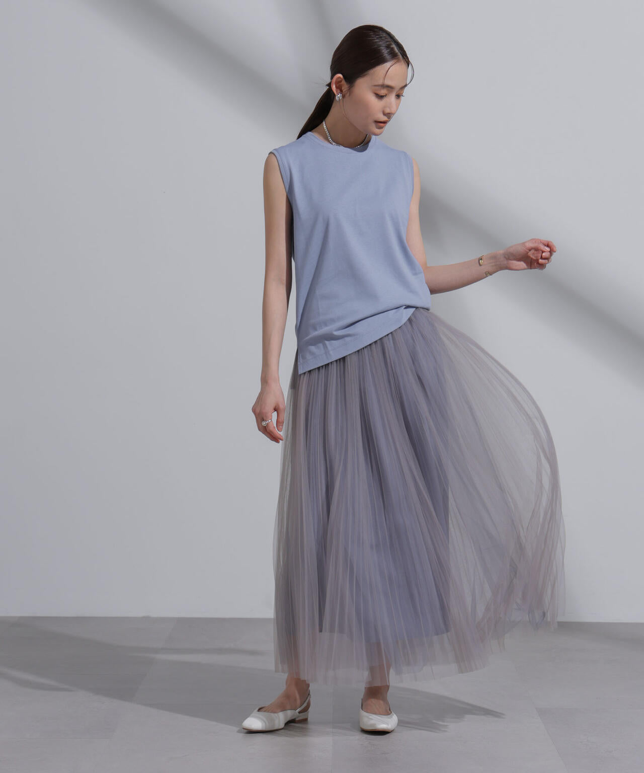 Anti Soaked(R) 汗染み防止 カラフルノースリTシャツ 6694124314