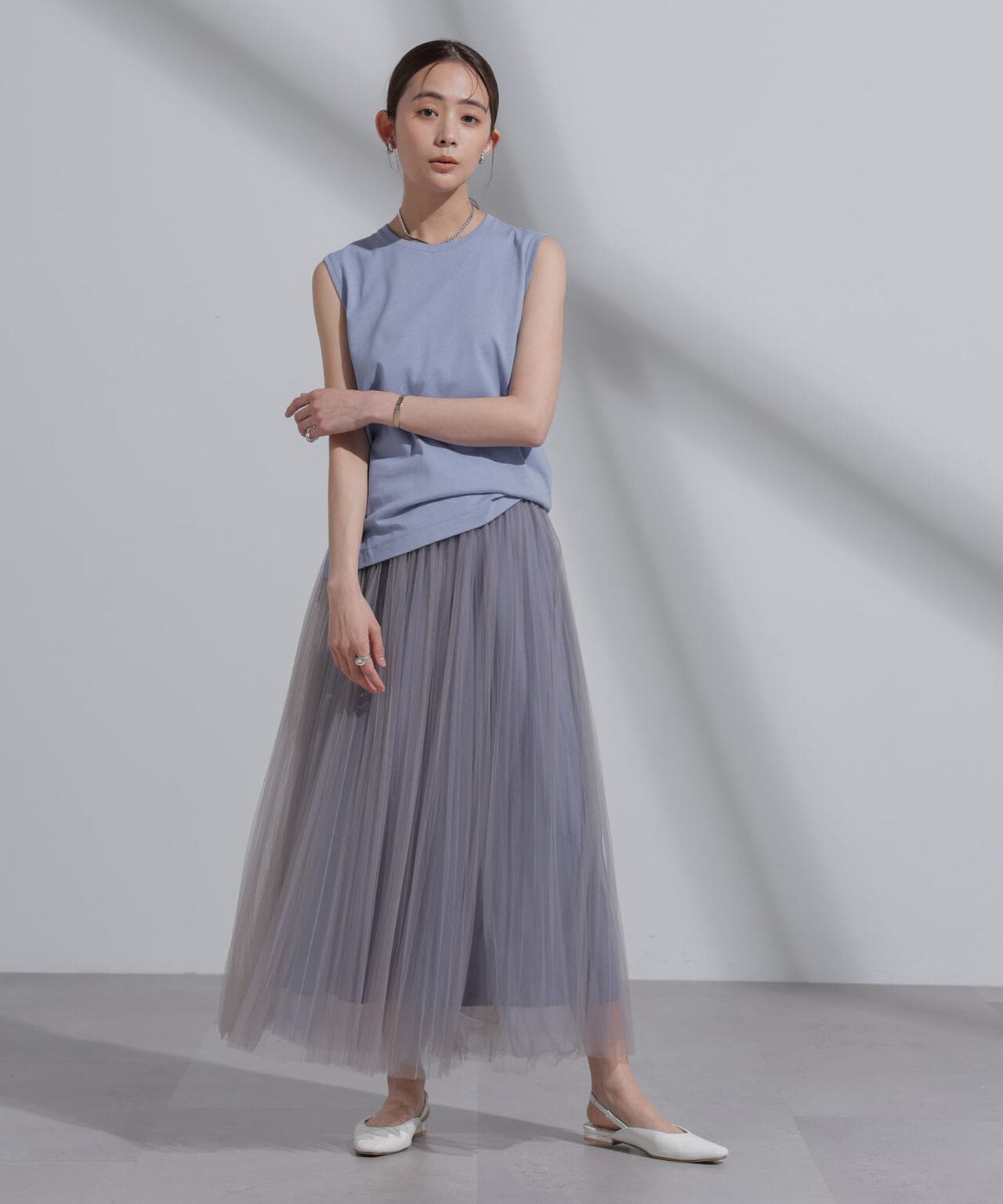 Anti Soaked(R) 汗染み防止 カラフルノースリTシャツ 6694124314