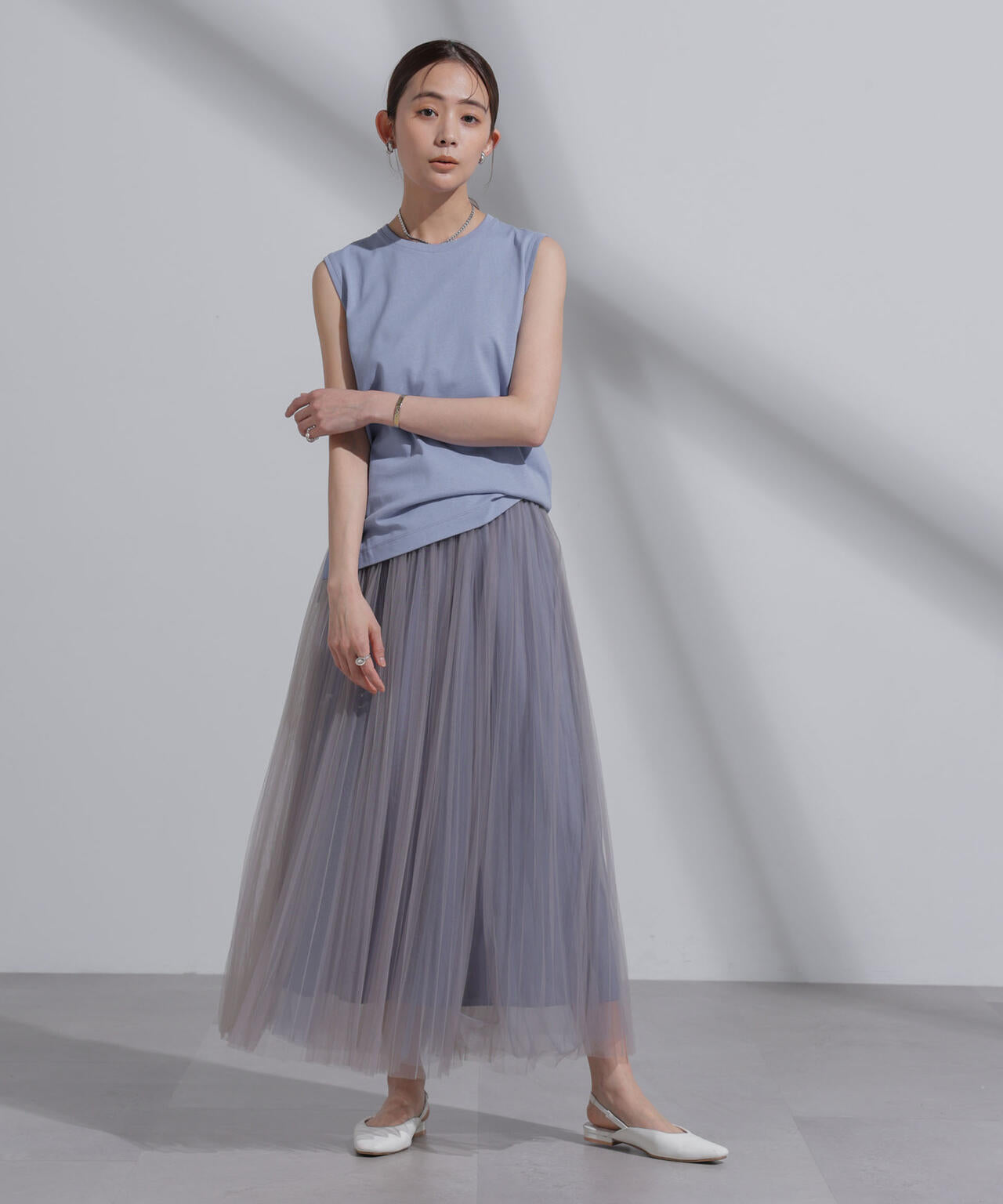 Anti Soaked(R) 汗染み防止 カラフルノースリTシャツ 6694124314