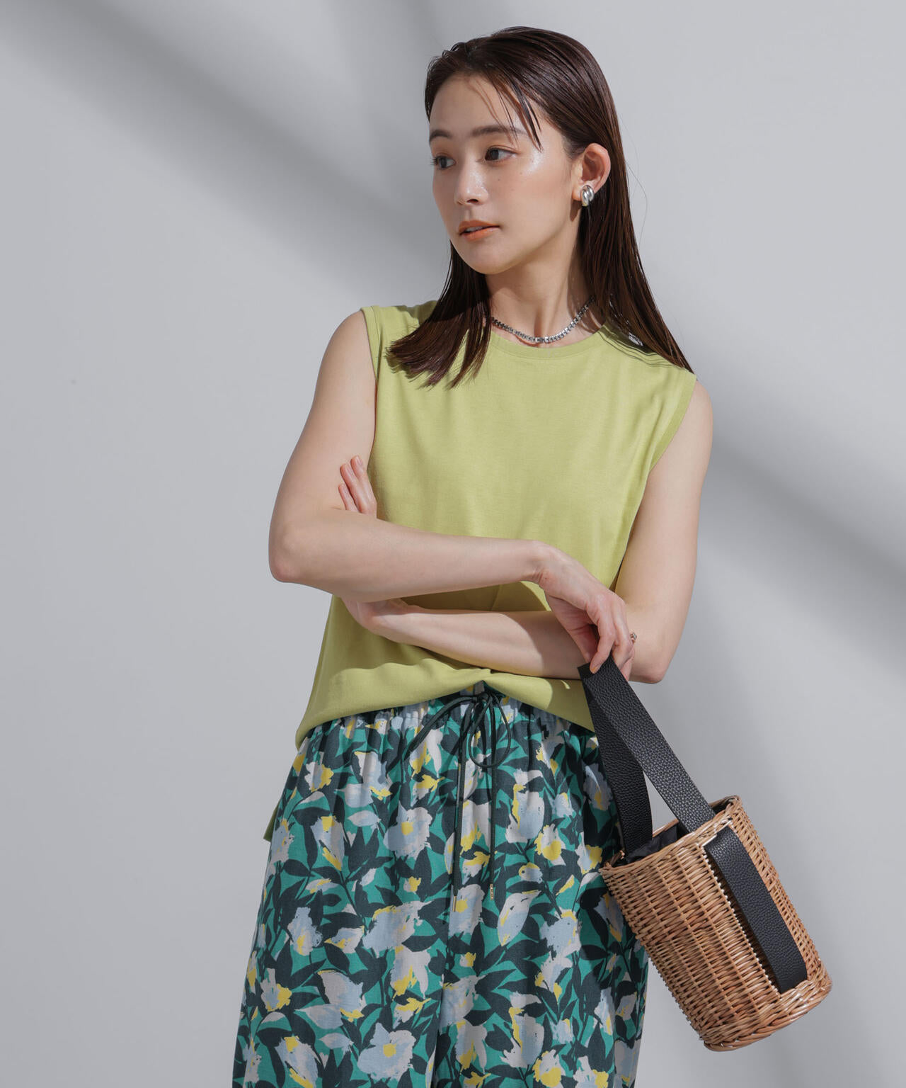 Anti Soaked(R) 汗染み防止 カラフルノースリTシャツ 6694124314