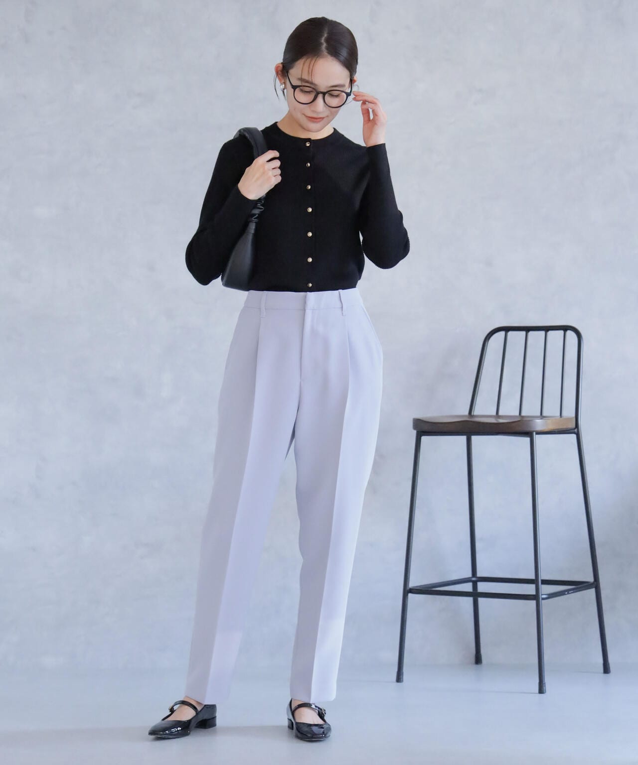 デイリーファンクション タックテーパードパンツ(セットアップ可) 6694127300